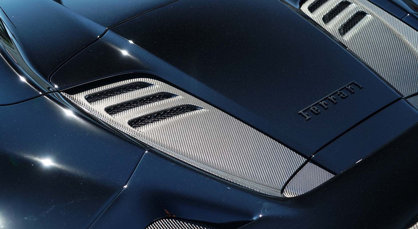 Ferrari F8 Spider | Novitec Carbon Engine Air-Vent Covers