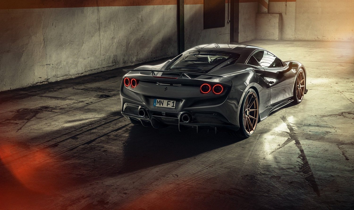 Ferrari F8 Tributo/Spider | Novitec Rear Diffuser Attachments
