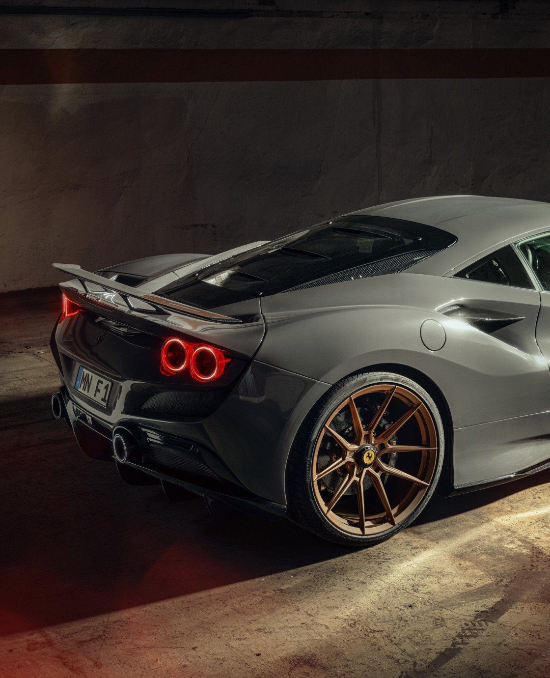 Ferrari F8 Tributo/Spider | Novitec Rear Diffuser Attachments