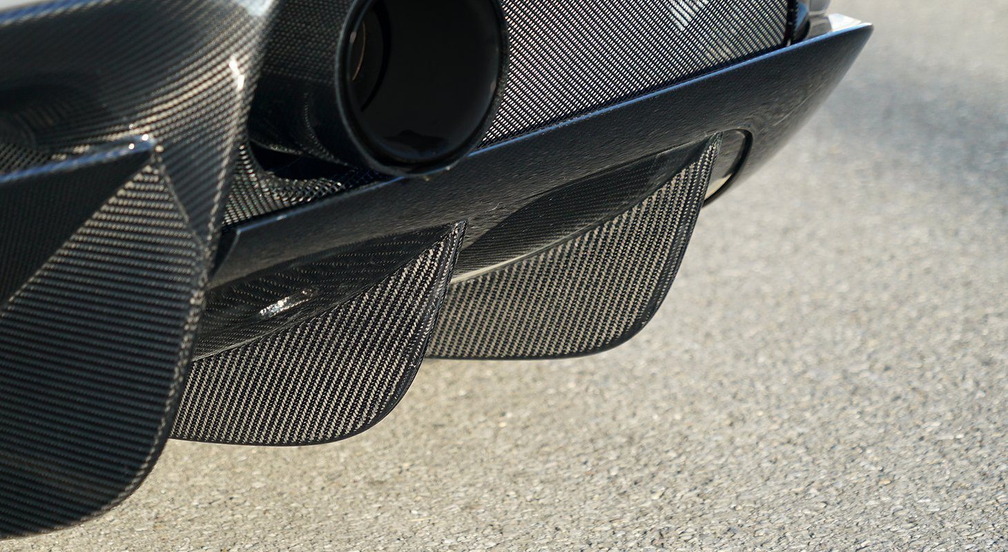 Ferrari F8 Tributo/Spider | Novitec Carbon Rear Diffuser Fins