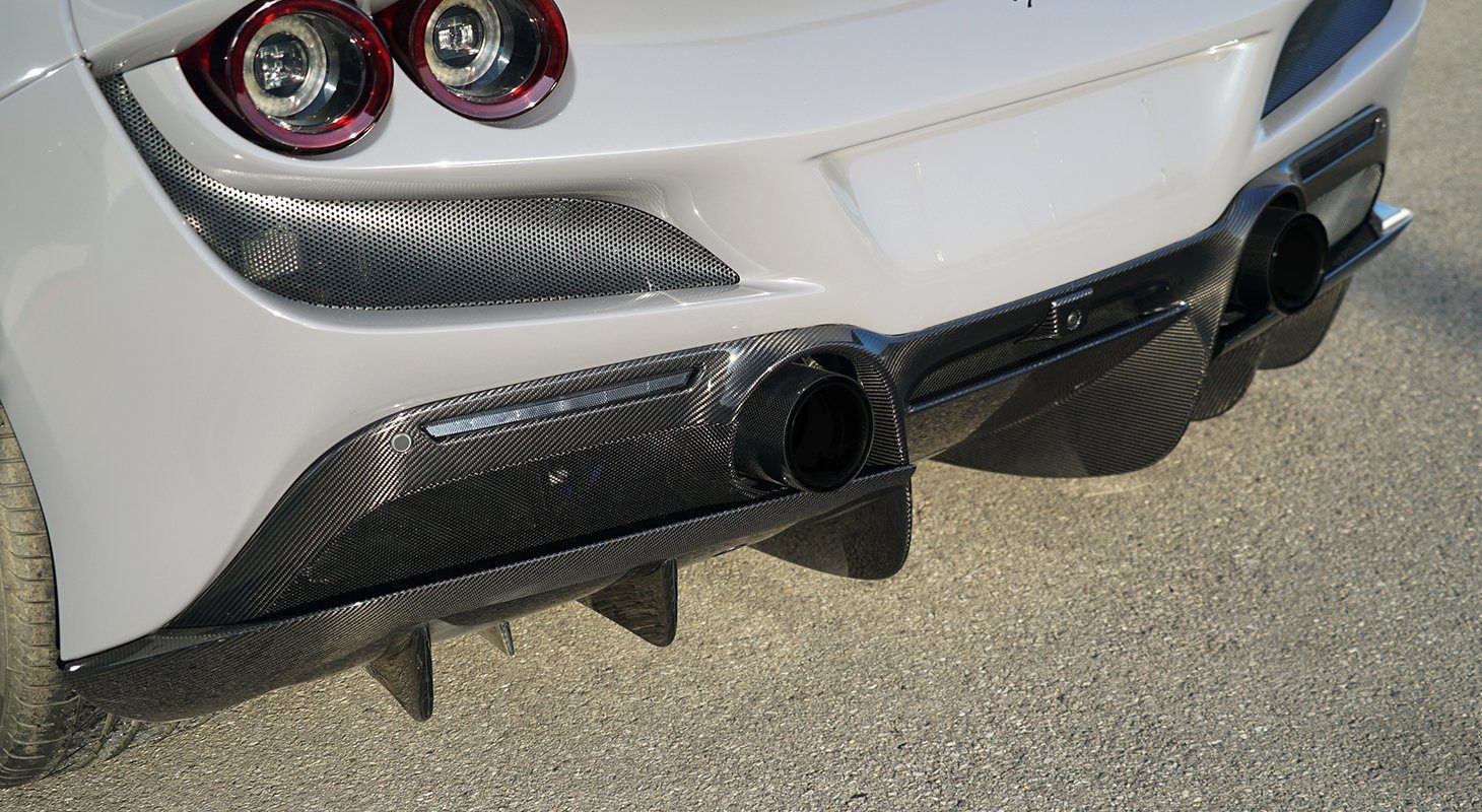 Ferrari F8 Tributo/Spider | Novitec Carbon Rear Diffuser Fins