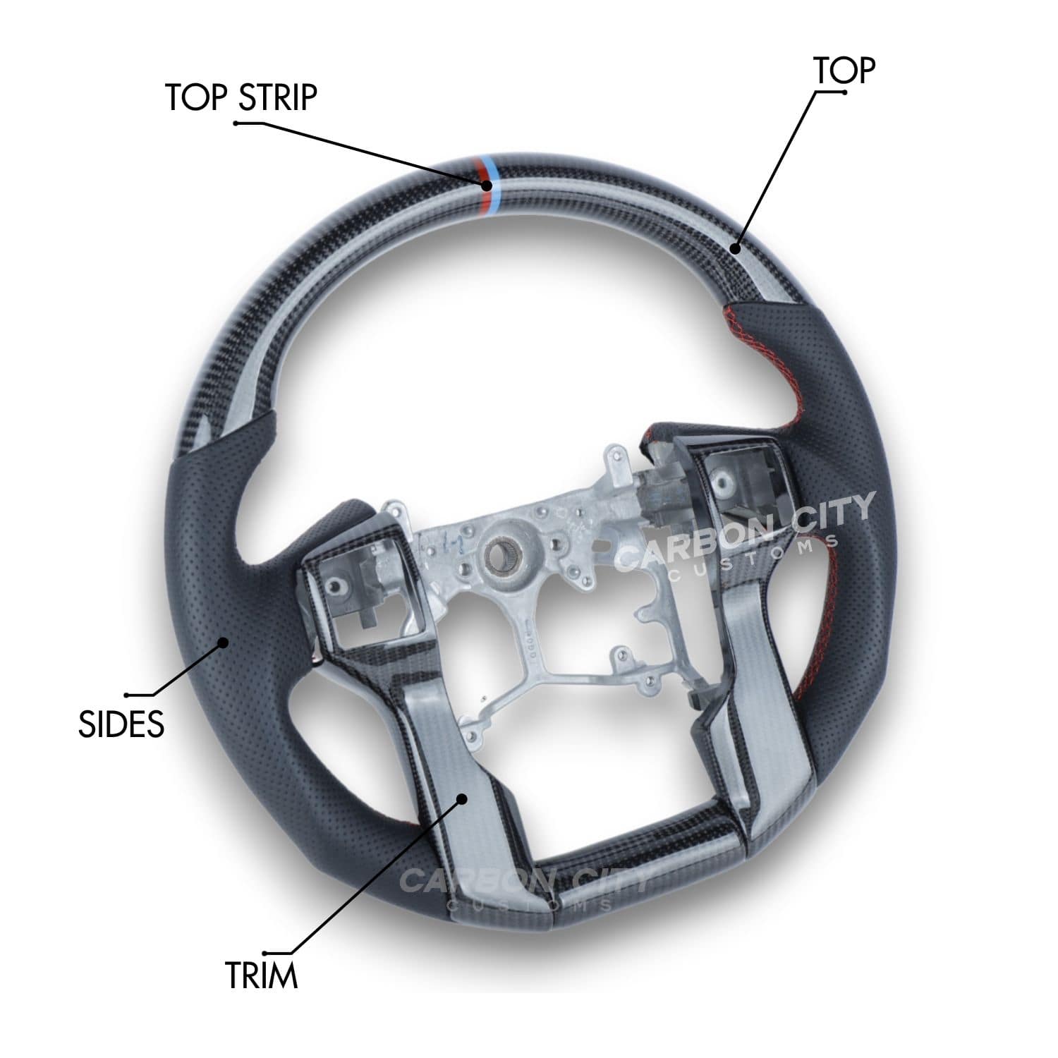 Toyota Land Cruiser Prado Style Customizable Steering Wheel