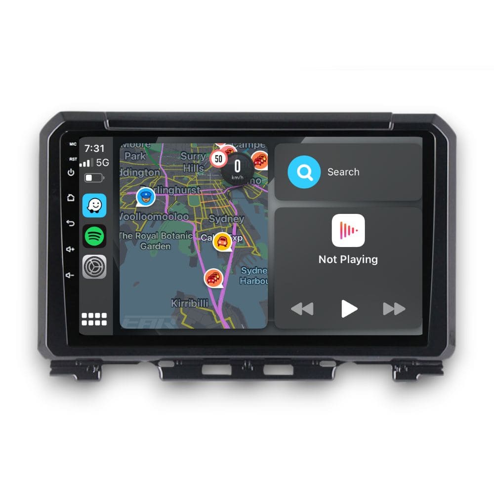 Suzuki Jimny (2018 - 2022) Multimedia 9" Touchscreen Display + Built-In Wireless Carplay & Android Auto - Euro Active Retrofits AU