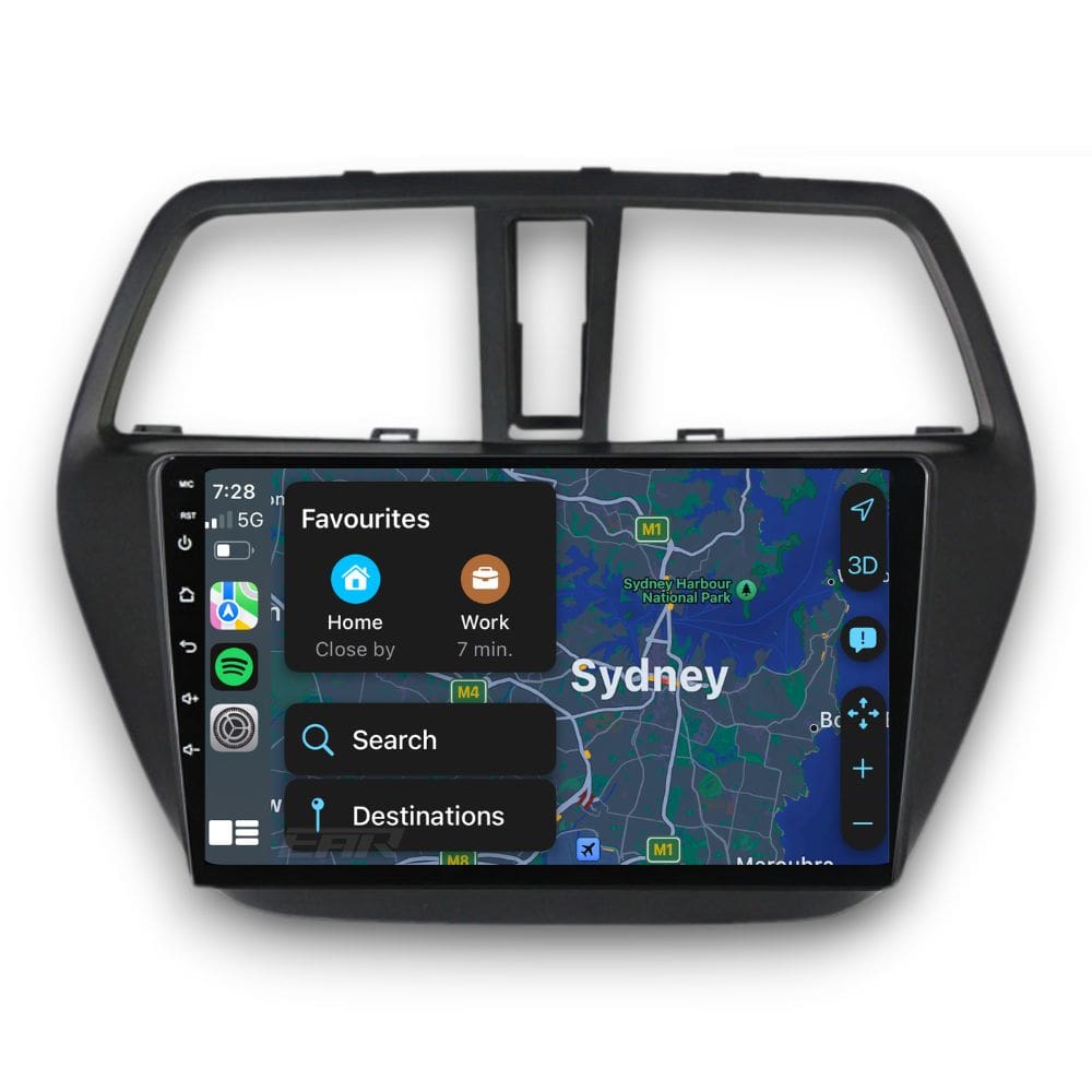 Suzuki S-Cross (2012 - 2016) Multimedia 9" Touchscreen Display + Built-In Wireless Carplay & Android Auto - Euro Active Retrofits AU