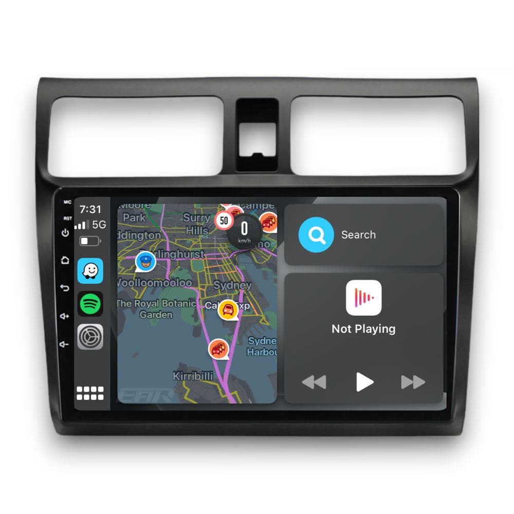 Suzuki Swift (2003 - 2010) Multimedia 10" Touchscreen Display + Built-In Wireless Carplay & Android Auto - Euro Active Retrofits AU