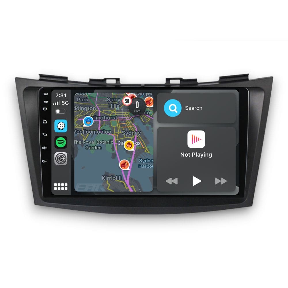 Suzuki Swift (2011 - 2017) Multimedia 9" Touchscreen Display + Built-In Wireless Carplay & Android Auto - Euro Active Retrofits AU