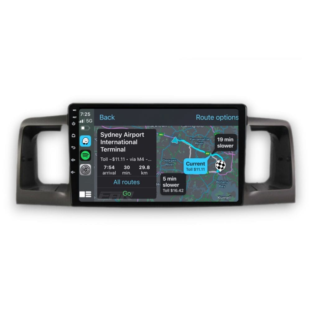 Toyota Corolla (2002 - 2007) Multimedia 9" Touchscreen Display + Built-In Wireless Carplay & Android Auto - Euro Active Retrofits