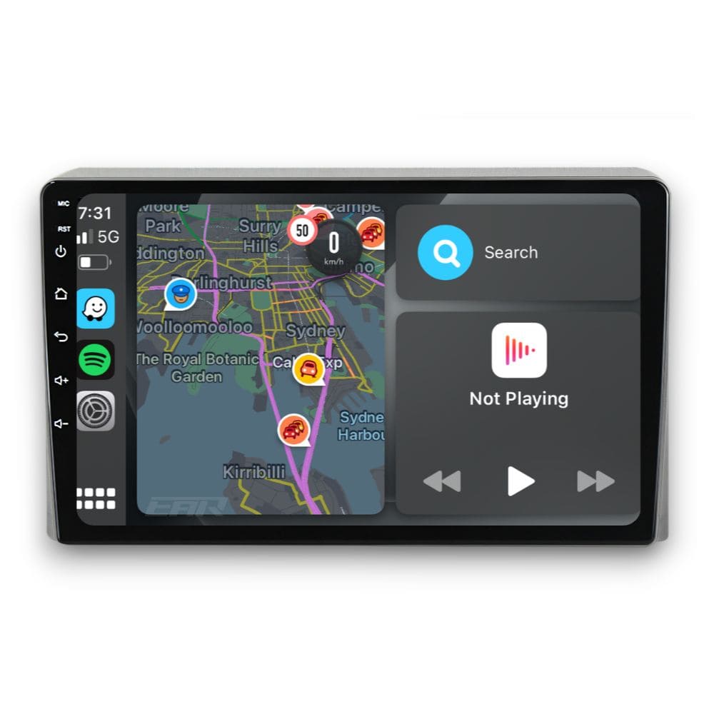 Toyota HiAce (2004 - 2019) Multimedia 10" Touchscreen Display + Built-In Wireless Carplay & Android Auto - Euro Active Retrofits