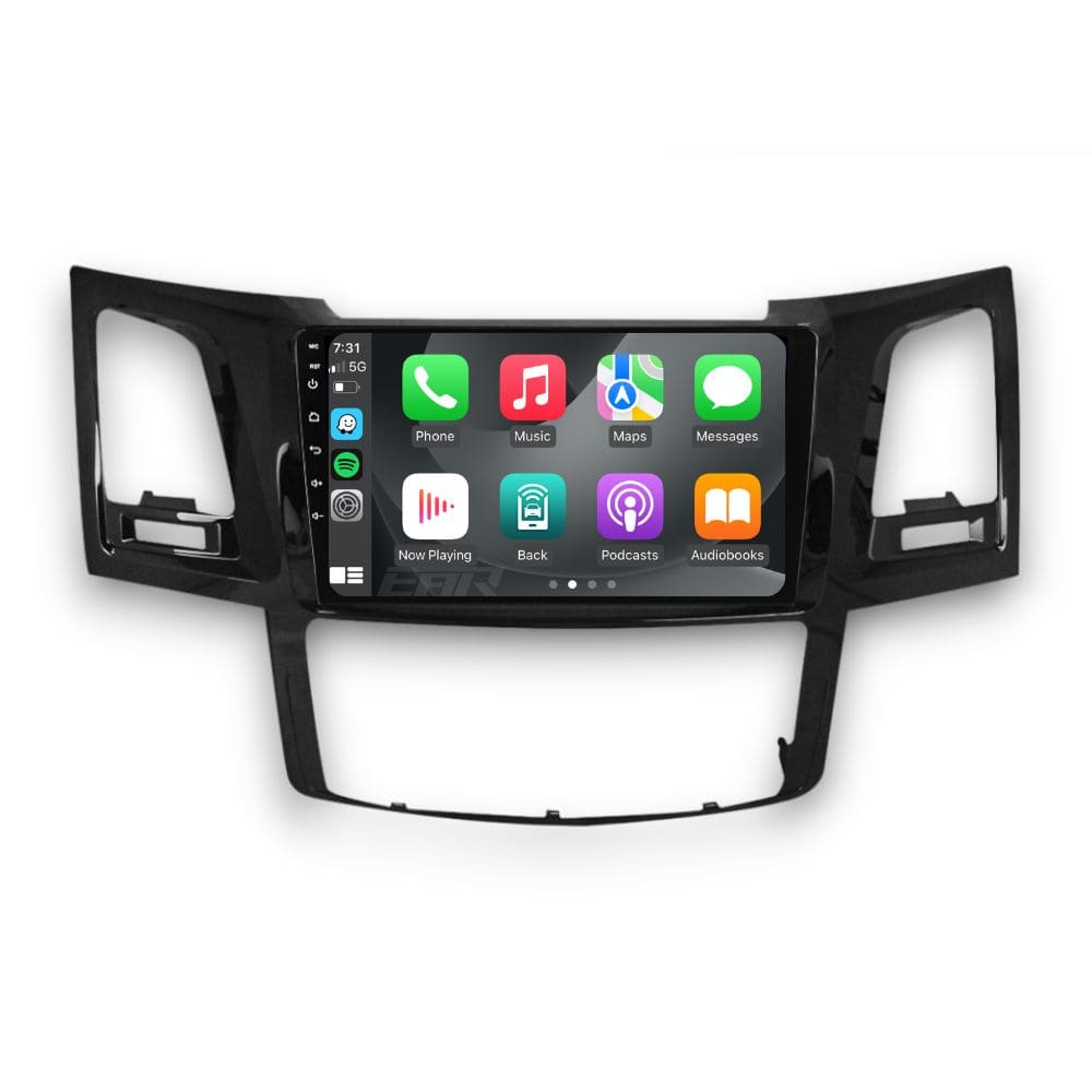 Toyota HiLux (2004 - 2014) Multimedia 9" Touchscreen Display + Built-In Wireless Carplay & Android Auto - Euro Active Retrofits