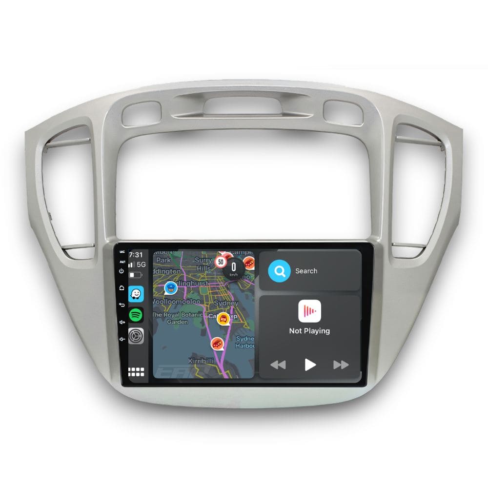 Toyota Highlander/Kluger (2000 - 2007) Multimedia 9" Touchscreen Display + Built-In Wireless Carplay & Android Auto - Euro Active Retrofits