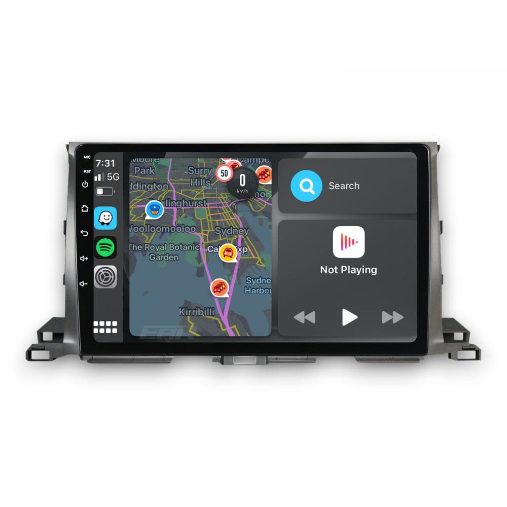 Toyota Highlander/Kluger (2014 - 2019) Multimedia 10" Touchscreen Display + Built-In Wireless Carplay & Android Auto - Euro Active Retrofits