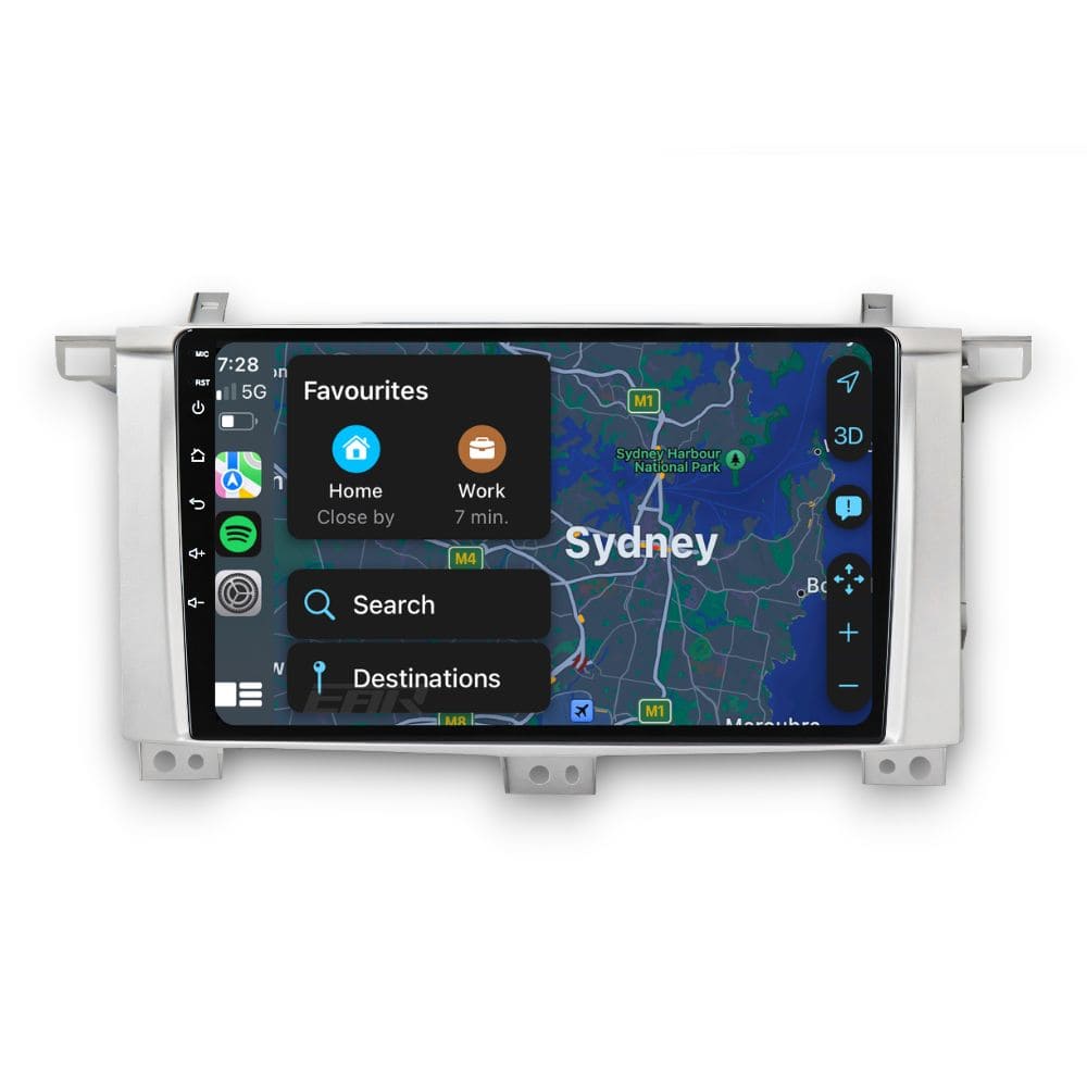 Toyota Land Cruiser 100 Series (1999 - 2007) Multimedia 10" Touchscreen Display + Built-In Wireless Carplay & Android Auto - Euro Active Retrofits