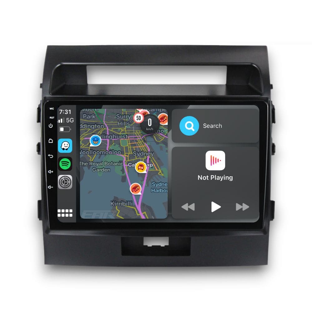 Toyota Land Cruiser 200 Series (2007 - 2015) Multimedia 10" Touchscreen Display + Built-In Wireless Carplay & Android Auto - Euro Active Retrofits