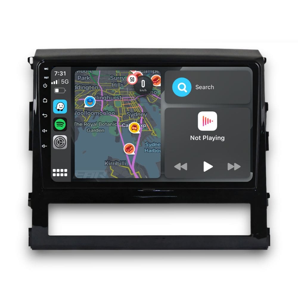 Toyota Land Cruiser 200 Series (2016 - 2022) Multimedia 9" Touchscreen Display + Built-In Wireless Carplay & Android Auto - Euro Active Retrofits