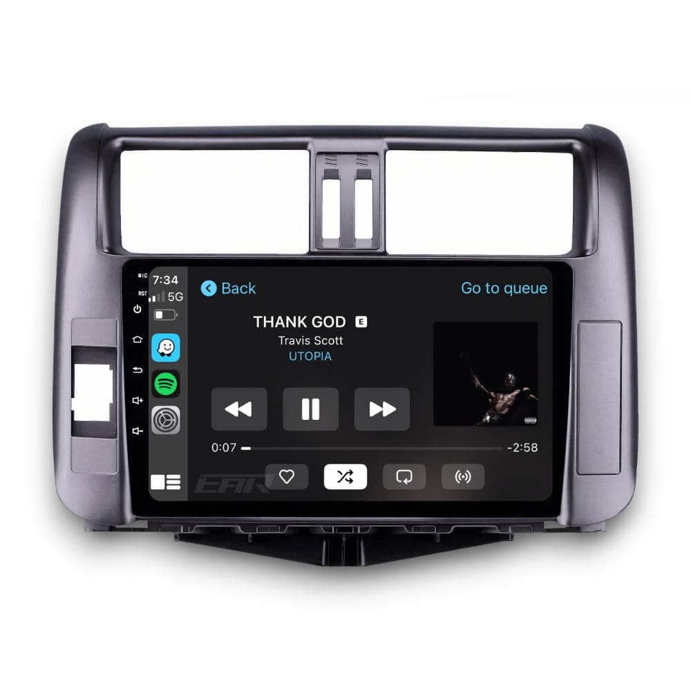 Toyota Prado 150 Series (2009 - 2013) Multimedia 9" Touchscreen Display + Built-In Wireless Carplay & Android Auto - Euro Active Retrofits