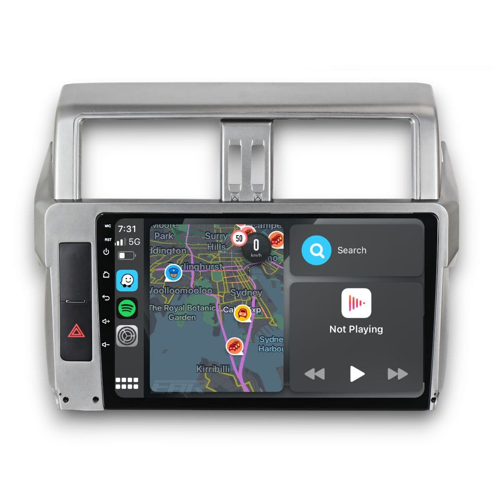 Toyota Prado 150 Series (2013 - 2017) Multimedia 10" Touchscreen Display + Built-In Wireless Carplay & Android Auto - Euro Active Retrofits