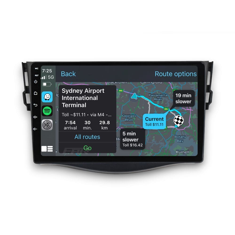 Toyota RAV4 (2006 - 2013) Multimedia 9" Touchscreen Display + Built-In Wireless Carplay & Android Auto - Euro Active Retrofits