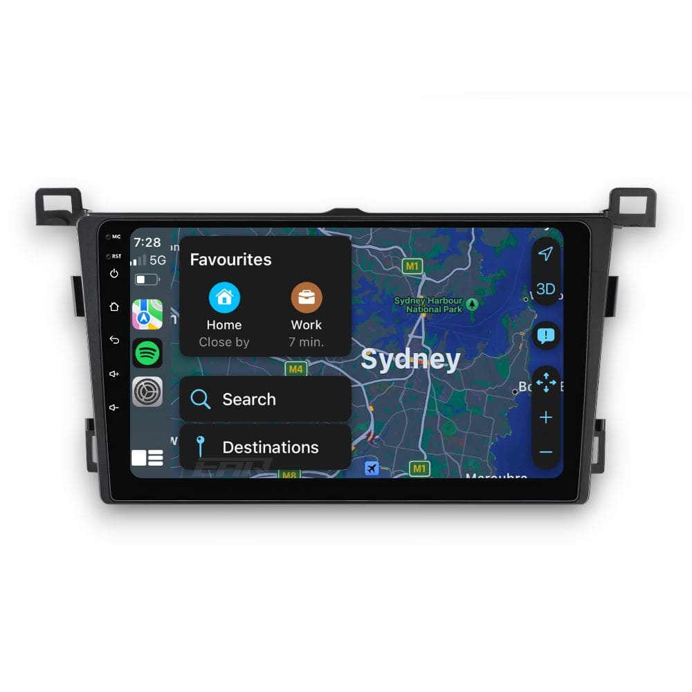 Toyota RAV4 (2013 - 2019) Multimedia 9" Touchscreen Display + Built-In Wireless Carplay & Android Auto - Euro Active Retrofits