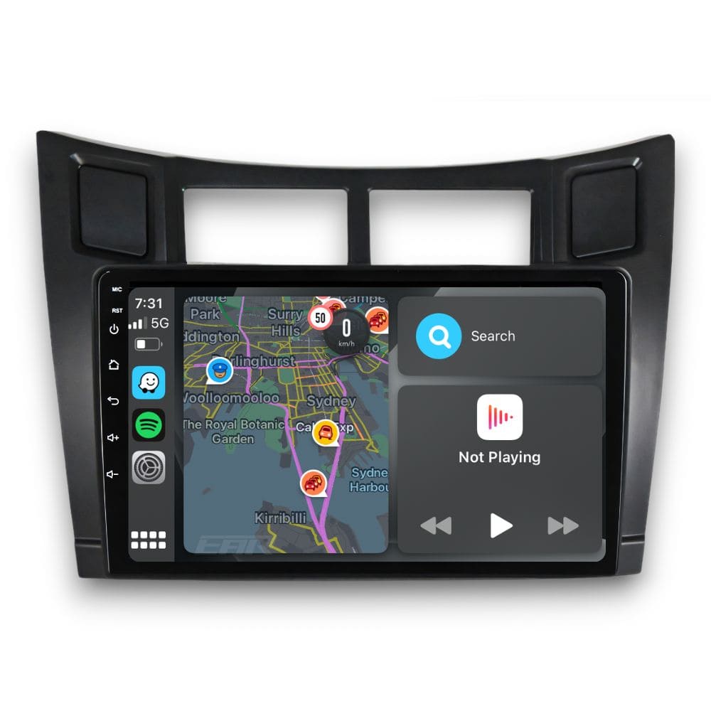 Toyota Yaris (2005 - 2011) Multimedia 9" Touchscreen Display + Built-In Wireless Carplay & Android Auto - Euro Active Retrofits