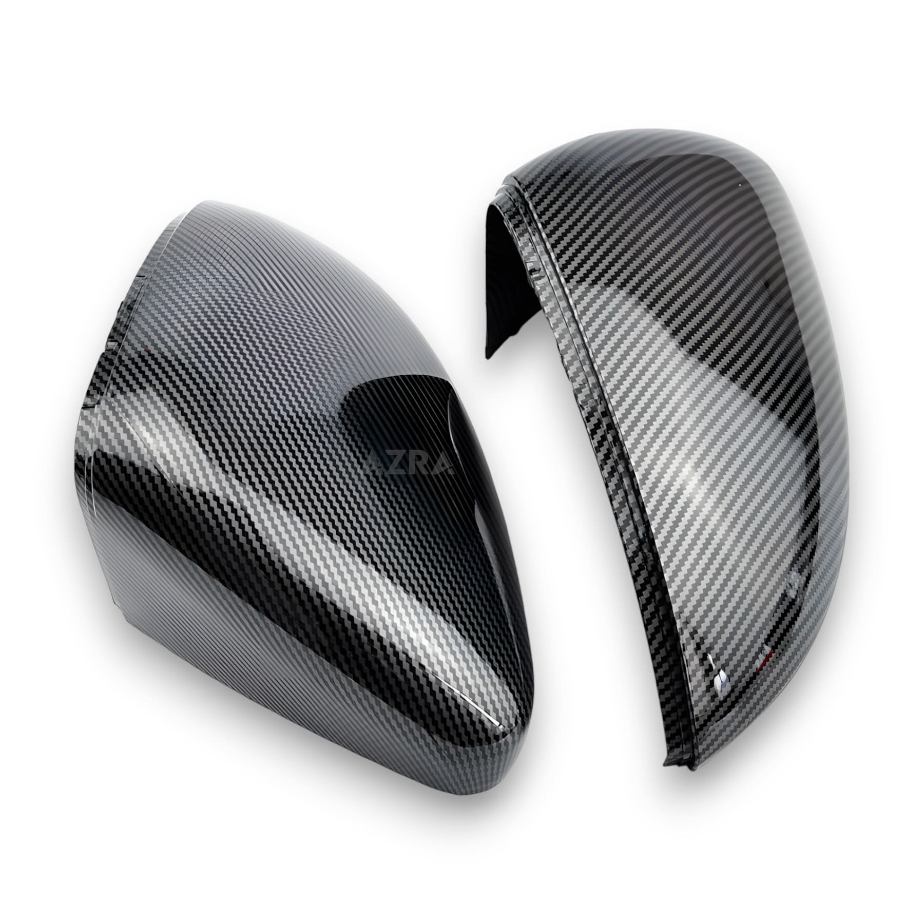 AZRA Volkswagen Golf Mk7 | Gloss Black / Carbon Print Mirror Caps