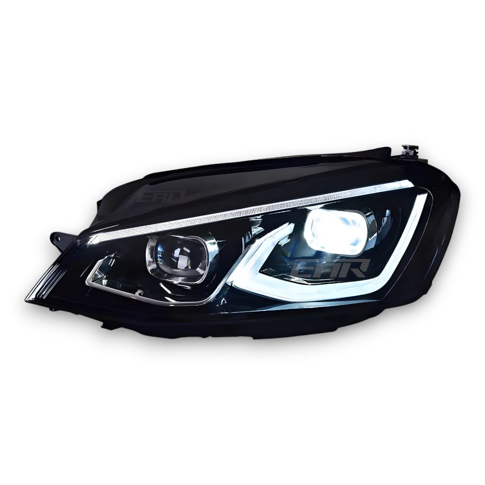 EuroLuxe Volkswagen Golf Mk6 Xenon Angel LED Headlights (2009 - 2012) - Euro Active Retrofits